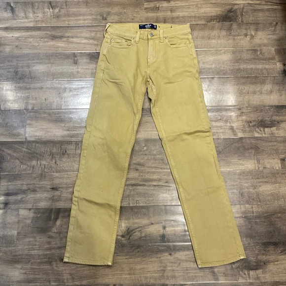 Hollister Other - Hollister slim straight chino jean pants 26x32
